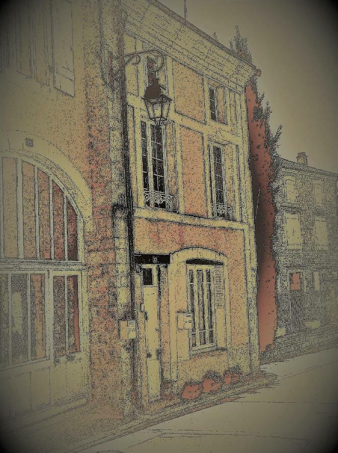 La Vieille Maison Rose Bed and Breakfast Nanteuil-en-Vallée Buitenkant foto